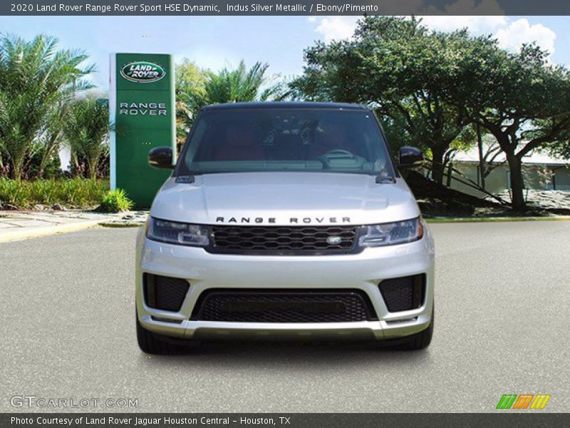 Indus Silver Metallic / Ebony/Pimento 2020 Land Rover Range Rover Sport HSE Dynamic
