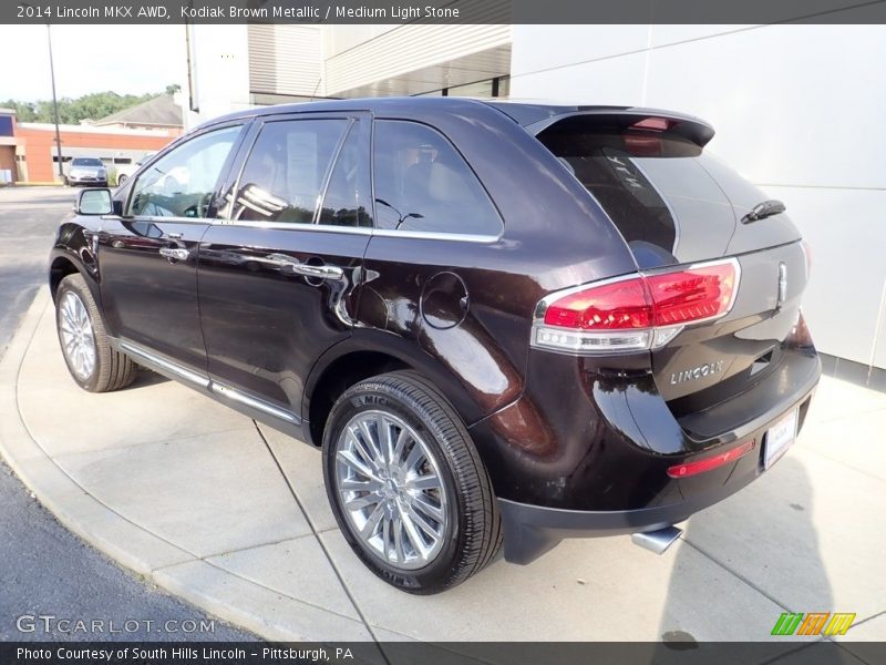 Kodiak Brown Metallic / Medium Light Stone 2014 Lincoln MKX AWD