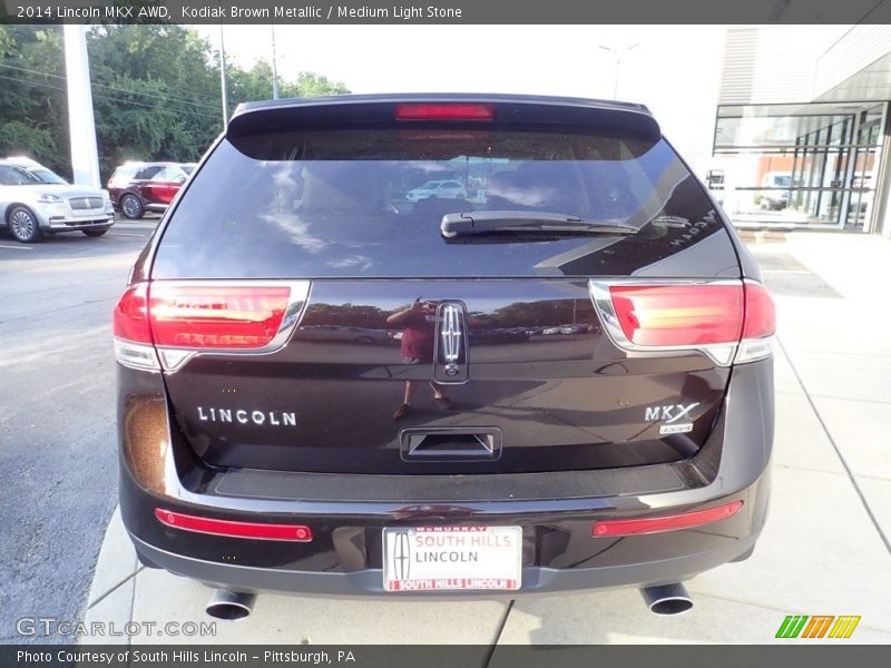 Kodiak Brown Metallic / Medium Light Stone 2014 Lincoln MKX AWD