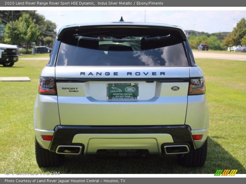 Indus Silver Metallic / Ebony/Pimento 2020 Land Rover Range Rover Sport HSE Dynamic