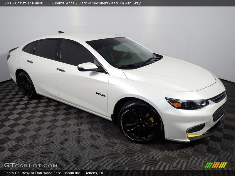 Summit White / Dark Atmosphere/Medium Ash Gray 2016 Chevrolet Malibu LT