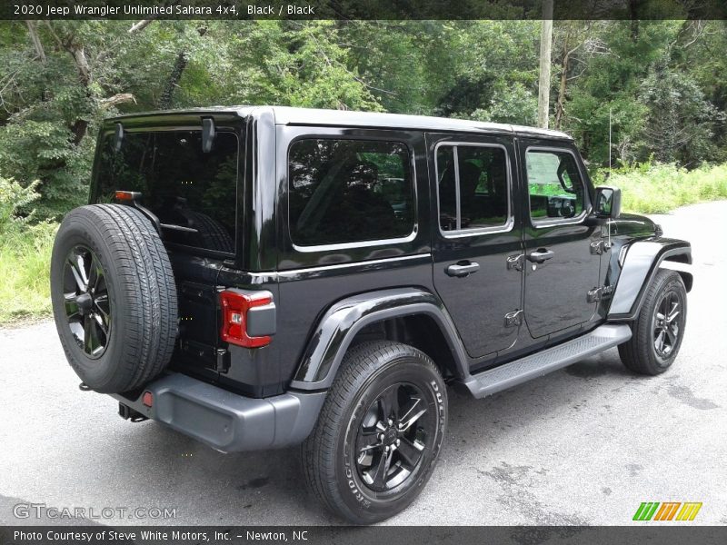 Black / Black 2020 Jeep Wrangler Unlimited Sahara 4x4