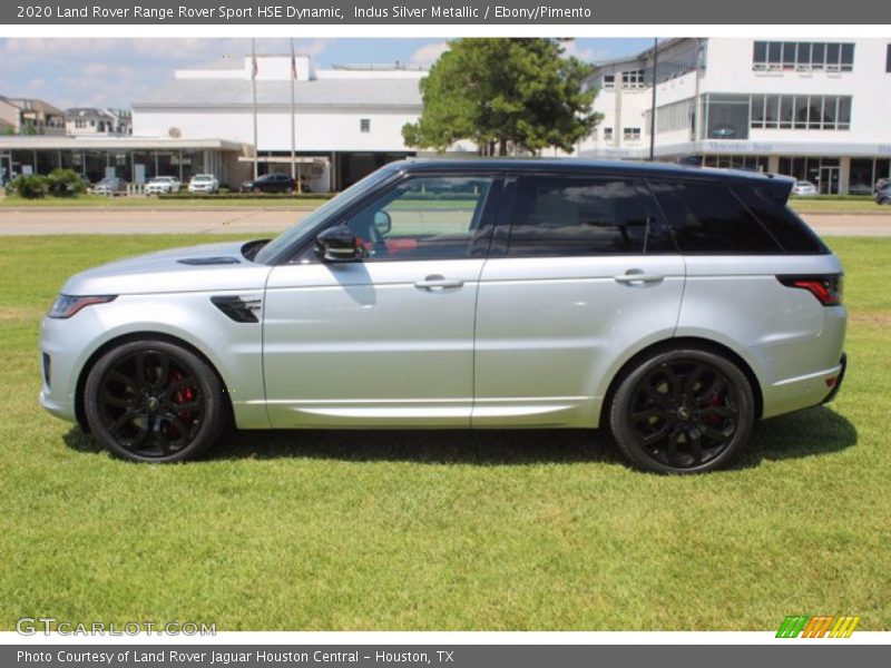Indus Silver Metallic / Ebony/Pimento 2020 Land Rover Range Rover Sport HSE Dynamic
