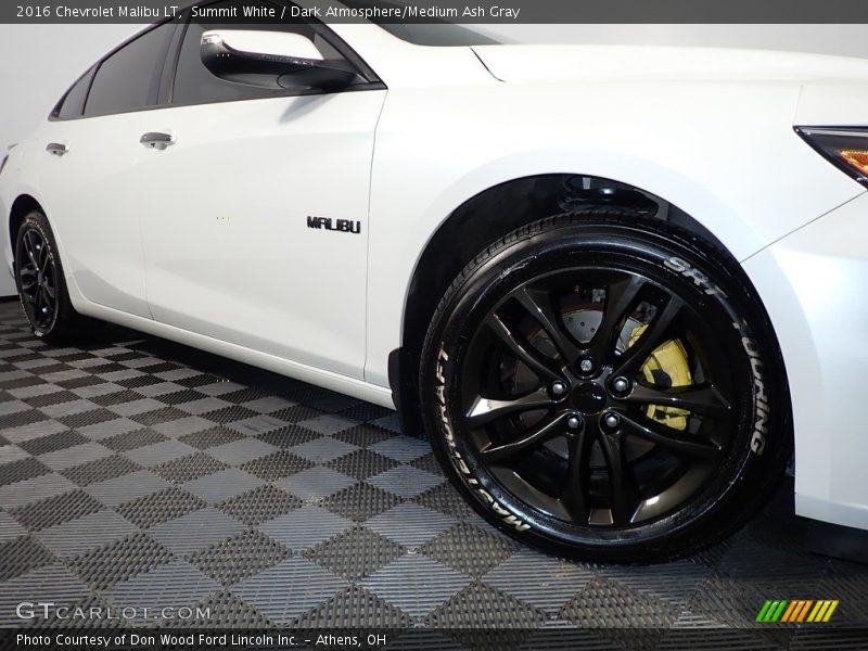 Summit White / Dark Atmosphere/Medium Ash Gray 2016 Chevrolet Malibu LT