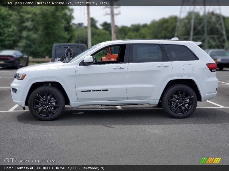 Bright White / Black 2020 Jeep Grand Cherokee Altitude 4x4