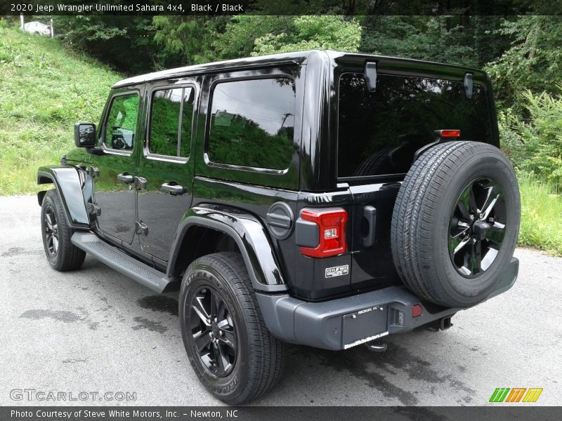 Black / Black 2020 Jeep Wrangler Unlimited Sahara 4x4
