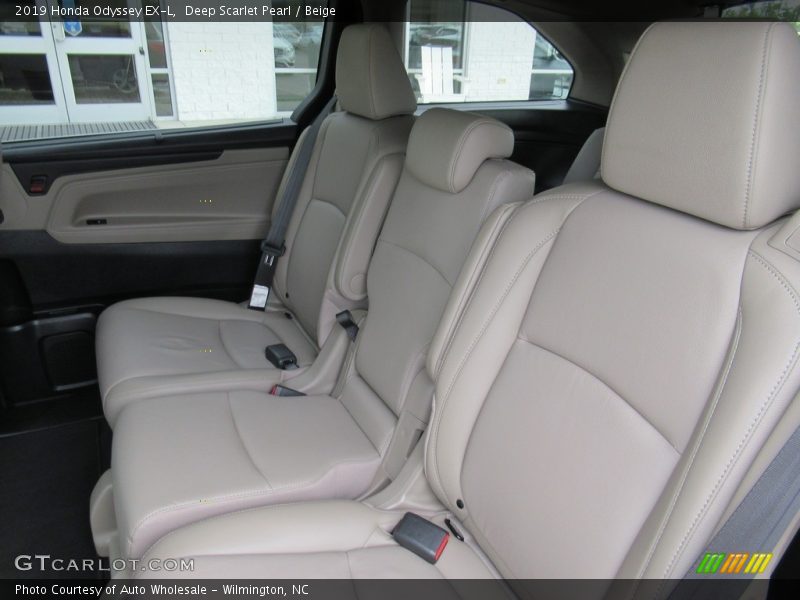 Deep Scarlet Pearl / Beige 2019 Honda Odyssey EX-L
