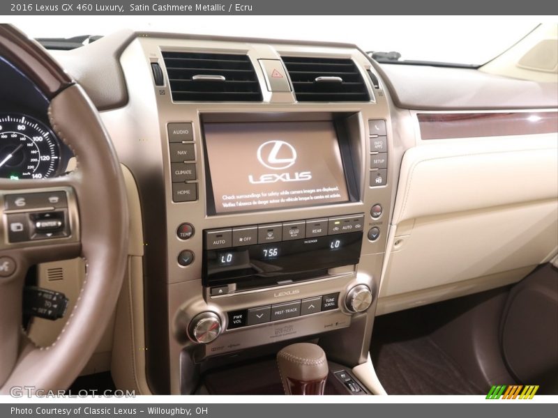 Controls of 2016 GX 460 Luxury