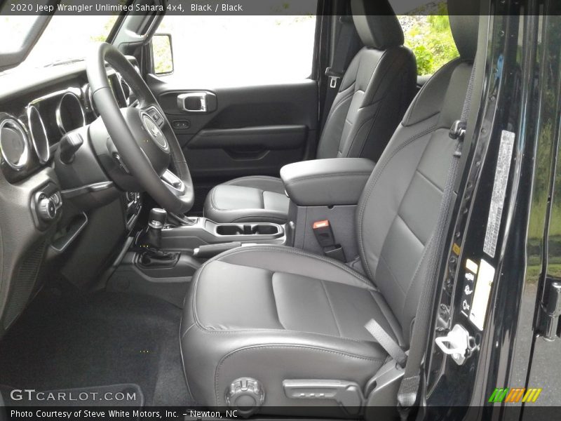 Front Seat of 2020 Wrangler Unlimited Sahara 4x4