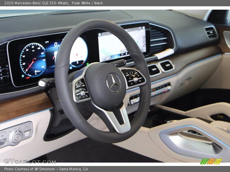 Polar White / Black 2020 Mercedes-Benz GLE 350 4Matic