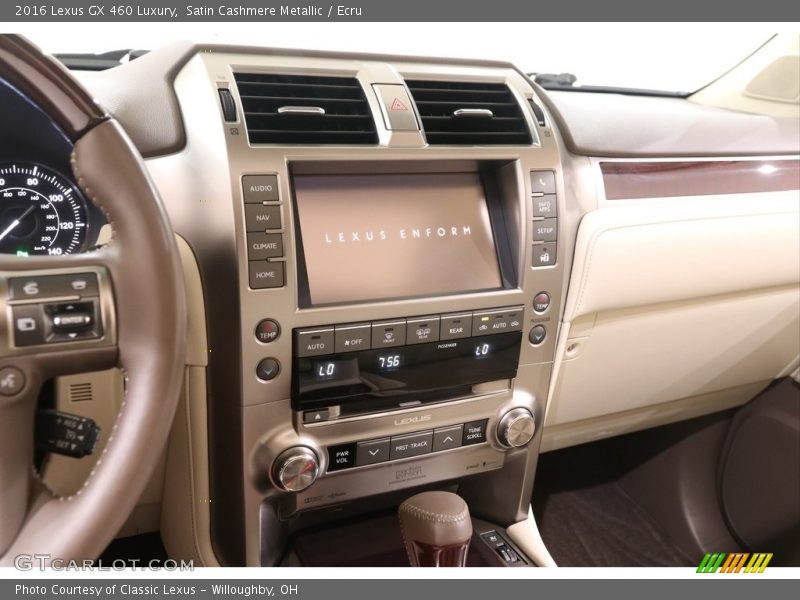 Controls of 2016 GX 460 Luxury