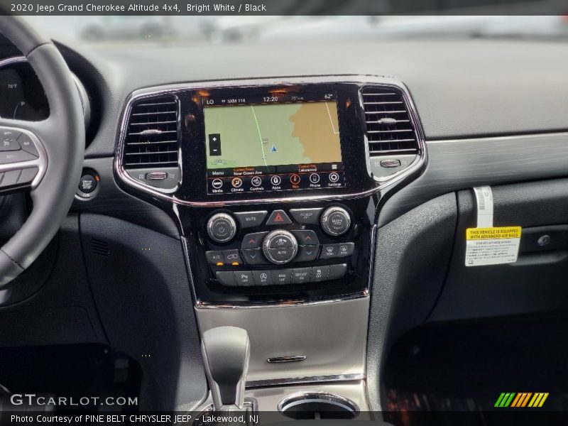 Bright White / Black 2020 Jeep Grand Cherokee Altitude 4x4