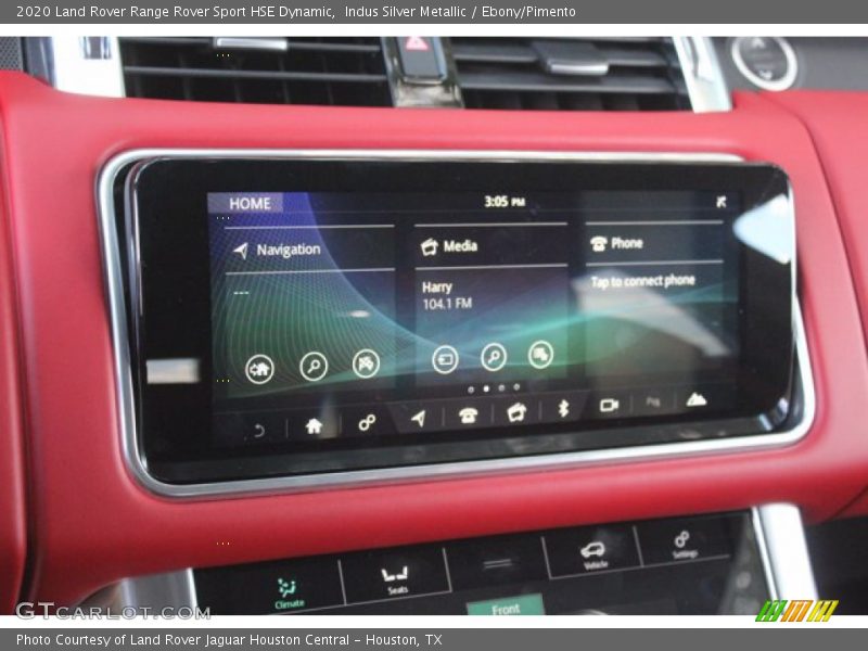 Indus Silver Metallic / Ebony/Pimento 2020 Land Rover Range Rover Sport HSE Dynamic