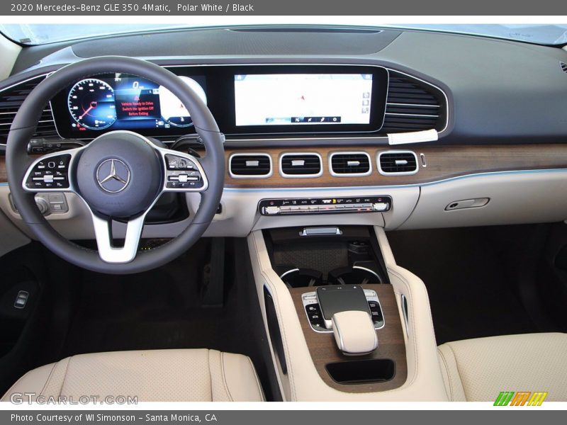 Dashboard of 2020 GLE 350 4Matic