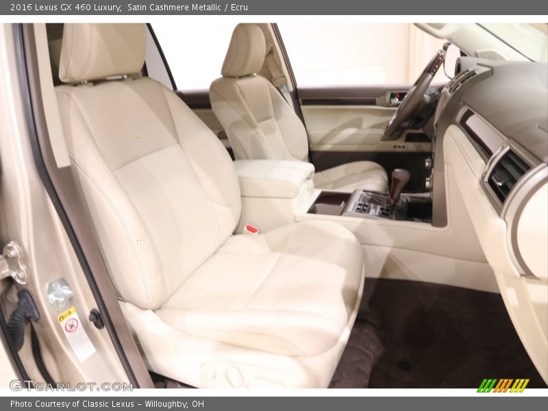 Front Seat of 2016 GX 460 Luxury