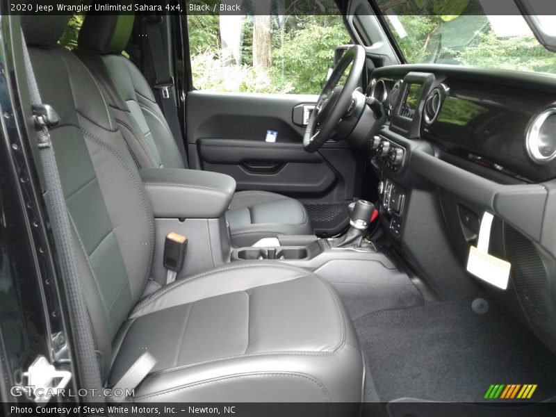 Front Seat of 2020 Wrangler Unlimited Sahara 4x4