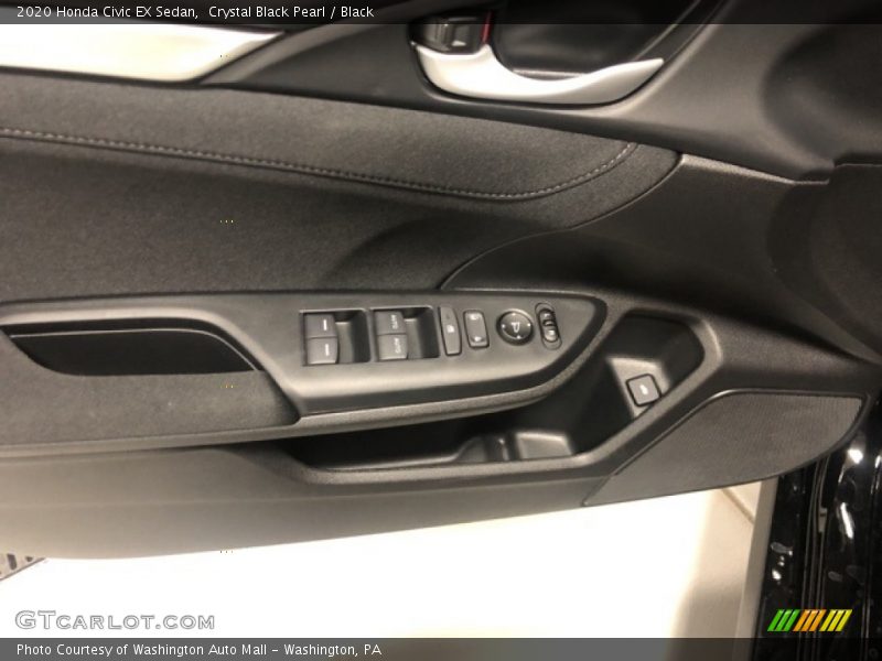 Crystal Black Pearl / Black 2020 Honda Civic EX Sedan