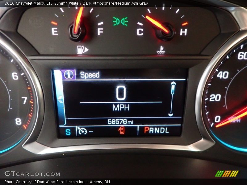 Summit White / Dark Atmosphere/Medium Ash Gray 2016 Chevrolet Malibu LT