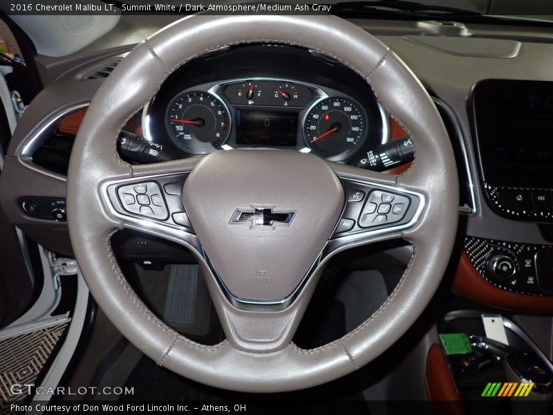 Summit White / Dark Atmosphere/Medium Ash Gray 2016 Chevrolet Malibu LT