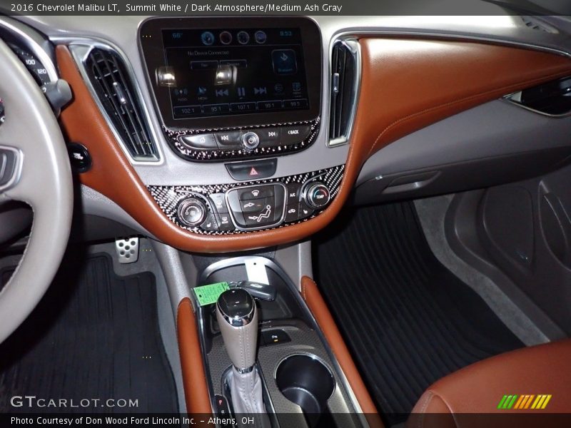 Summit White / Dark Atmosphere/Medium Ash Gray 2016 Chevrolet Malibu LT