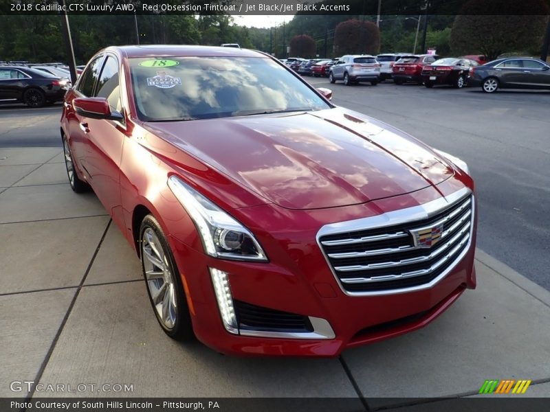 Red Obsession Tintcoat / Jet Black/Jet Black Accents 2018 Cadillac CTS Luxury AWD