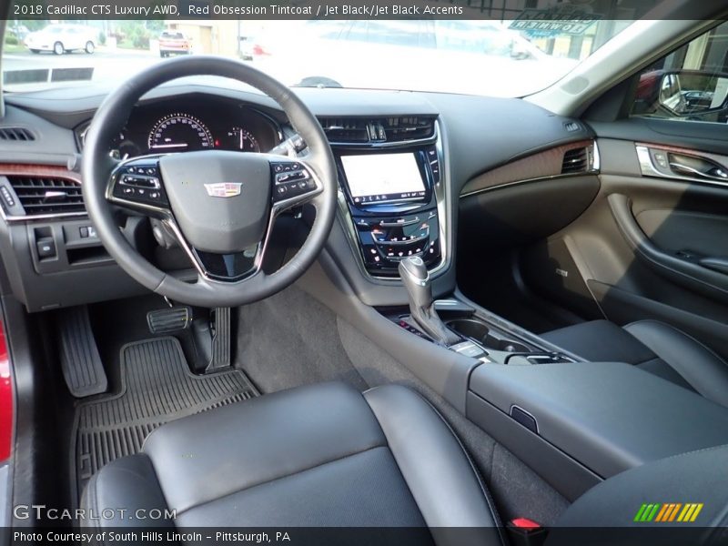  2018 CTS Luxury AWD Jet Black/Jet Black Accents Interior