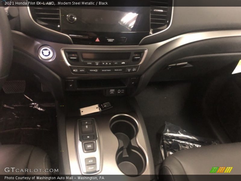 Modern Steel Metallic / Black 2021 Honda Pilot EX-L AWD