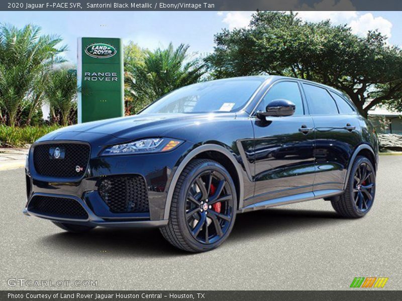 Santorini Black Metallic / Ebony/Vintage Tan 2020 Jaguar F-PACE SVR