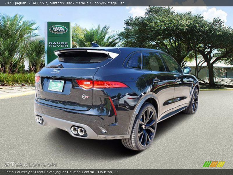 Santorini Black Metallic / Ebony/Vintage Tan 2020 Jaguar F-PACE SVR