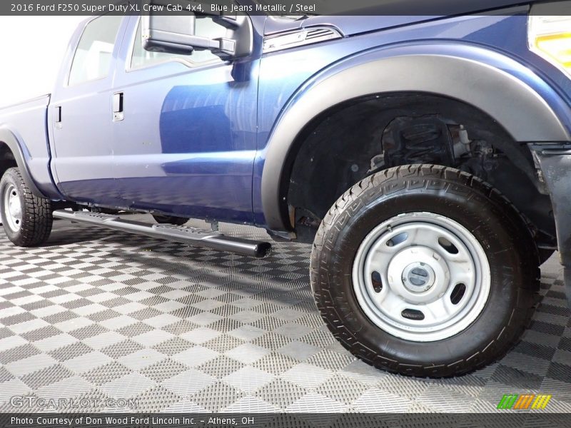 Blue Jeans Metallic / Steel 2016 Ford F250 Super Duty XL Crew Cab 4x4