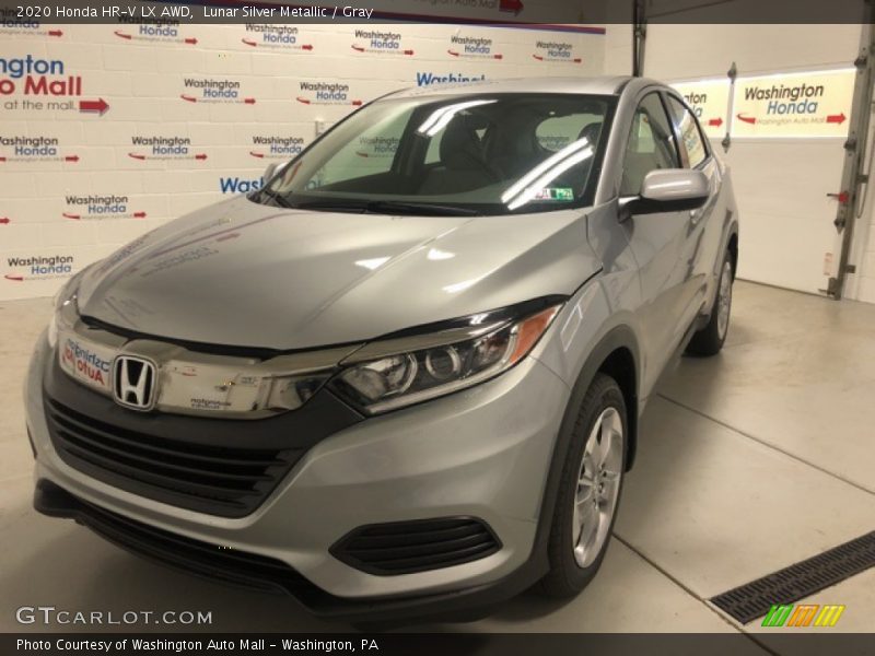 Lunar Silver Metallic / Gray 2020 Honda HR-V LX AWD
