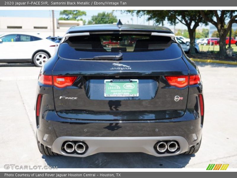 Santorini Black Metallic / Ebony/Vintage Tan 2020 Jaguar F-PACE SVR