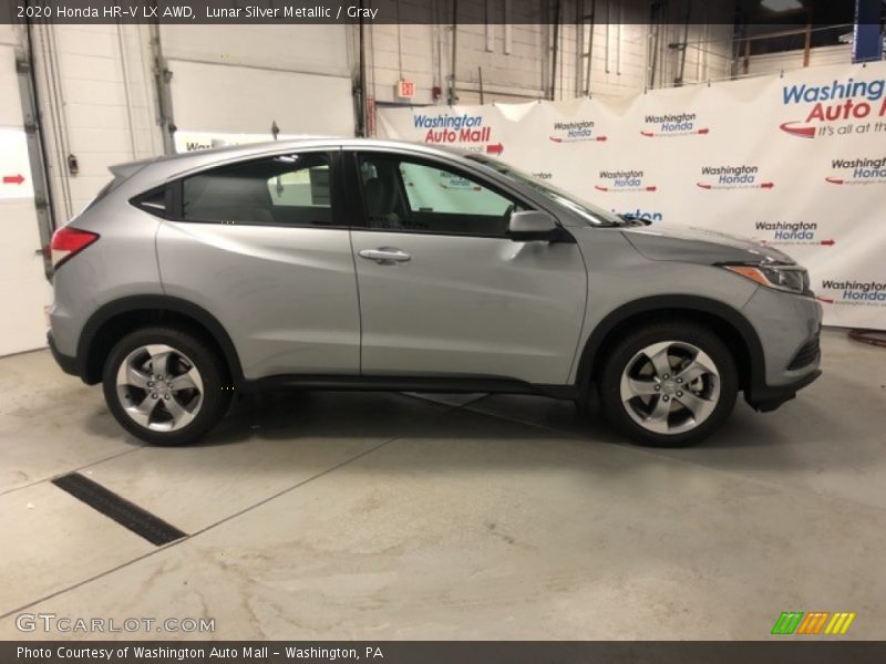 Lunar Silver Metallic / Gray 2020 Honda HR-V LX AWD