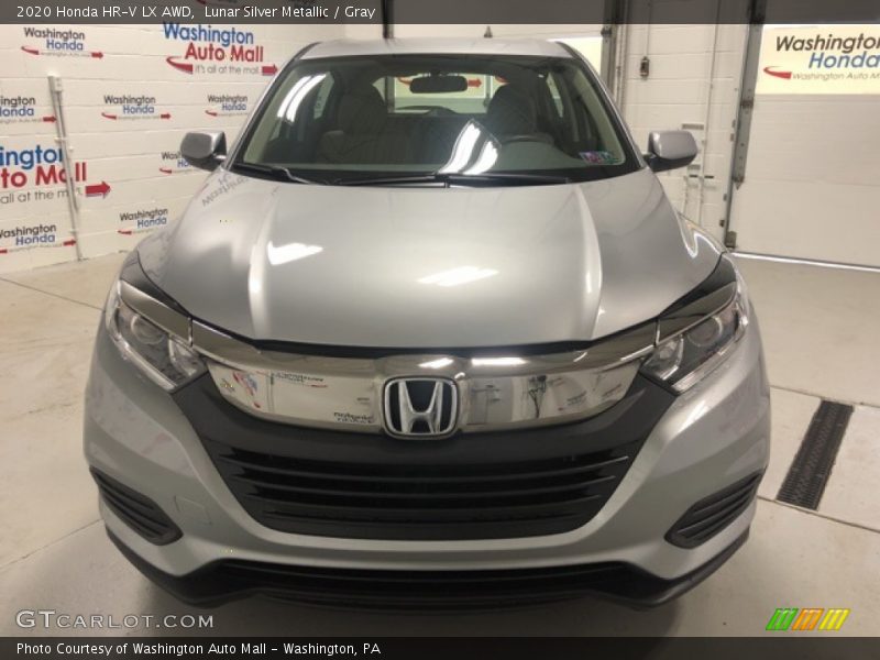 Lunar Silver Metallic / Gray 2020 Honda HR-V LX AWD