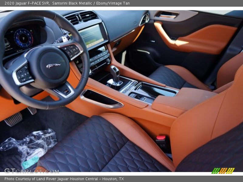  2020 F-PACE SVR Ebony/Vintage Tan Interior