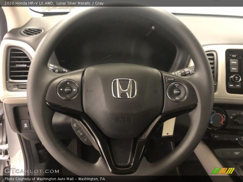 Lunar Silver Metallic / Gray 2020 Honda HR-V LX AWD