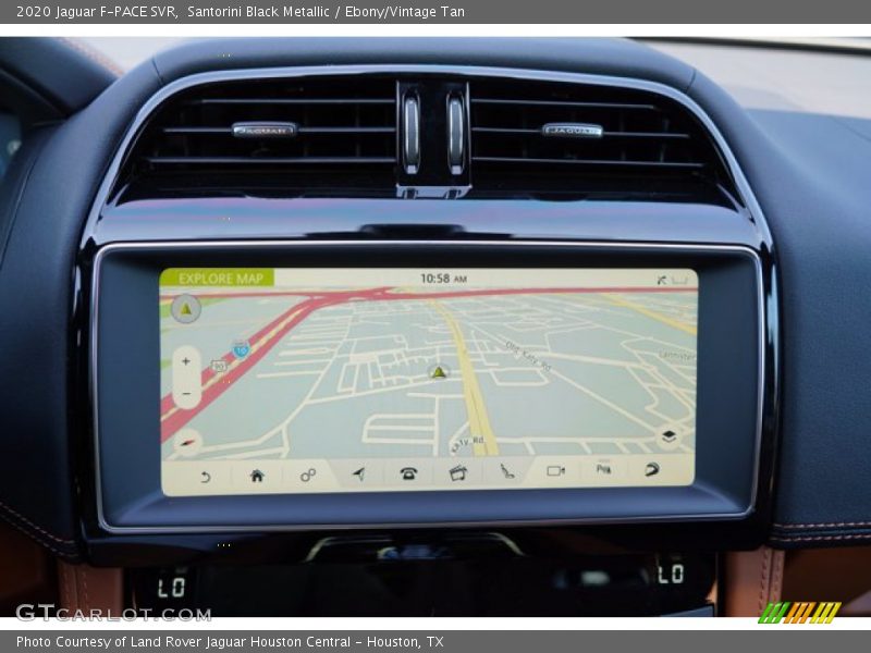 Navigation of 2020 F-PACE SVR