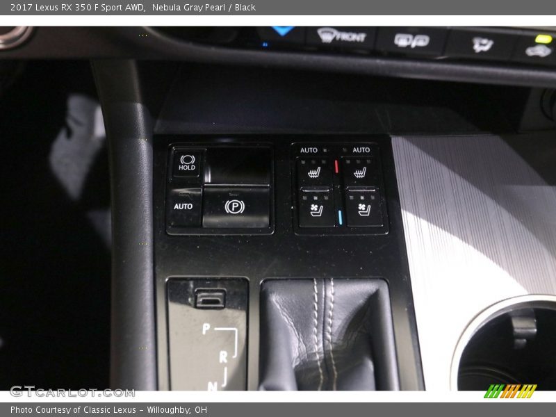 Nebula Gray Pearl / Black 2017 Lexus RX 350 F Sport AWD