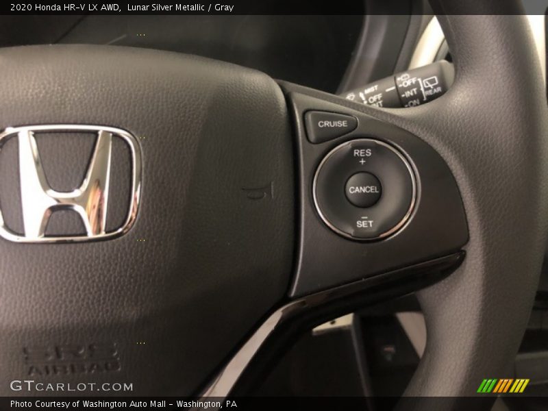 Lunar Silver Metallic / Gray 2020 Honda HR-V LX AWD