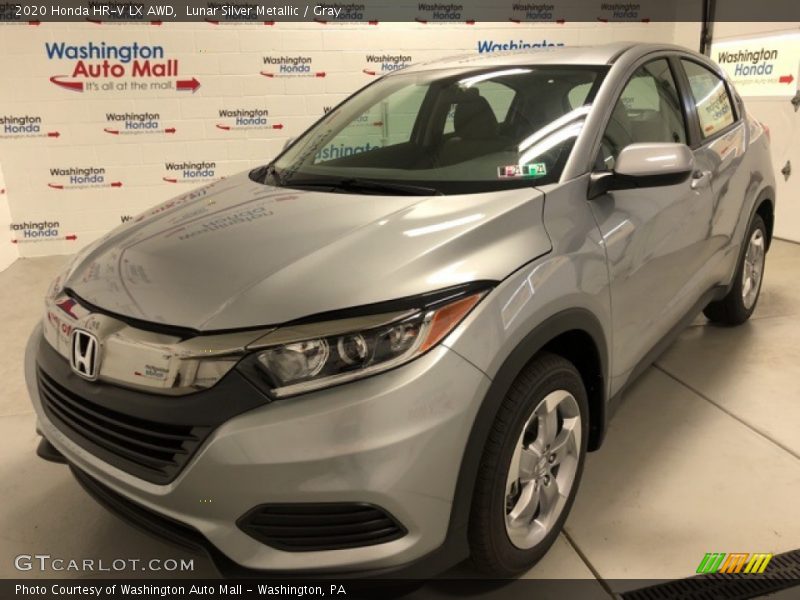 Lunar Silver Metallic / Gray 2020 Honda HR-V LX AWD