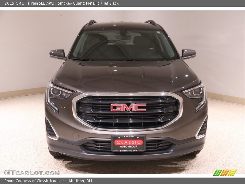 Smokey Quartz Metallic / Jet Black 2019 GMC Terrain SLE AWD