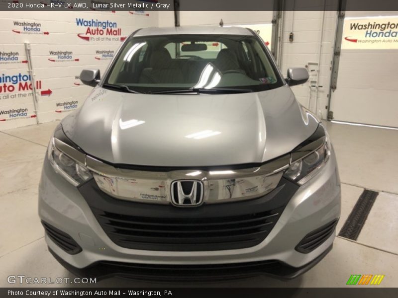 Lunar Silver Metallic / Gray 2020 Honda HR-V LX AWD