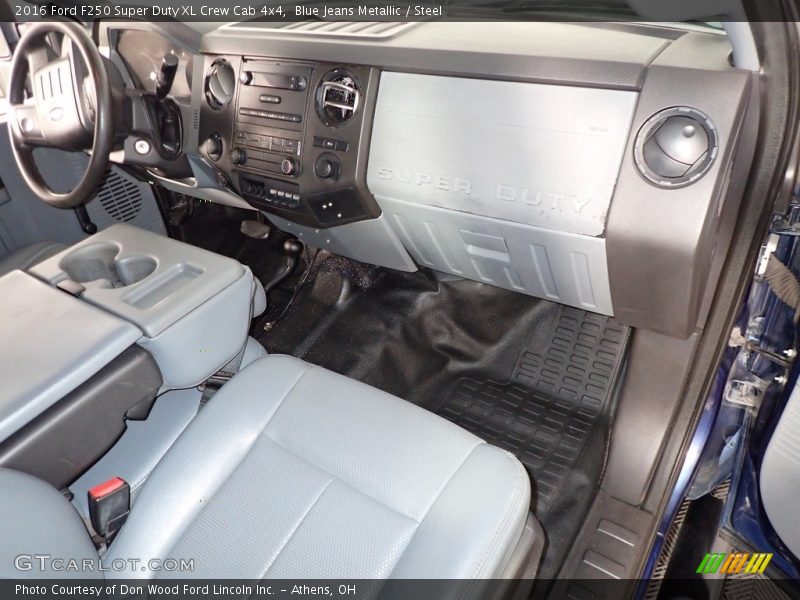 Blue Jeans Metallic / Steel 2016 Ford F250 Super Duty XL Crew Cab 4x4