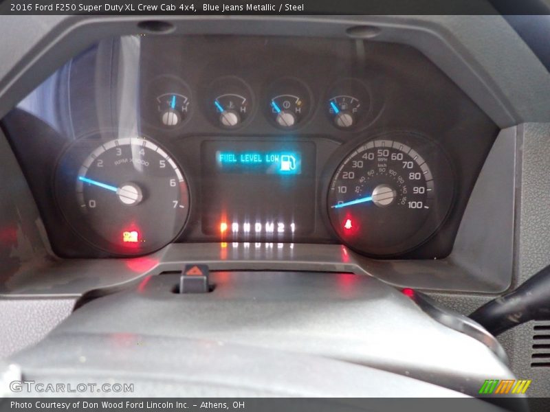 Blue Jeans Metallic / Steel 2016 Ford F250 Super Duty XL Crew Cab 4x4
