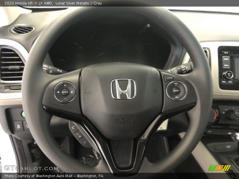 Lunar Silver Metallic / Gray 2020 Honda HR-V LX AWD