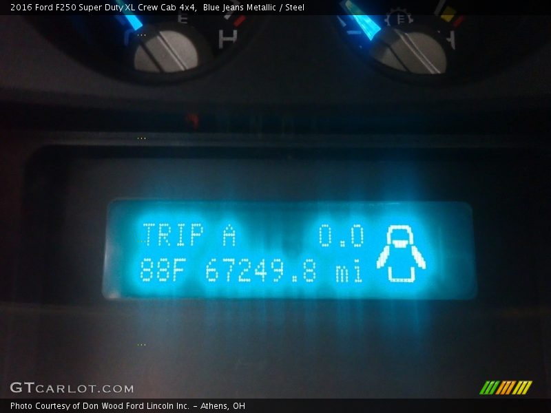 Blue Jeans Metallic / Steel 2016 Ford F250 Super Duty XL Crew Cab 4x4