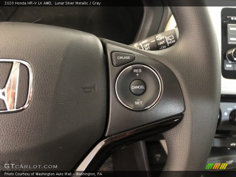 Lunar Silver Metallic / Gray 2020 Honda HR-V LX AWD