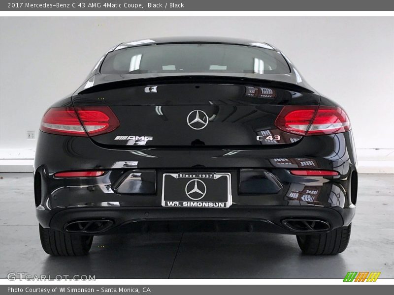 Black / Black 2017 Mercedes-Benz C 43 AMG 4Matic Coupe