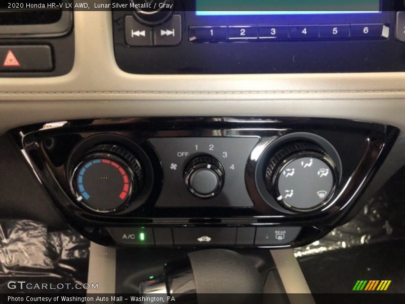 Lunar Silver Metallic / Gray 2020 Honda HR-V LX AWD