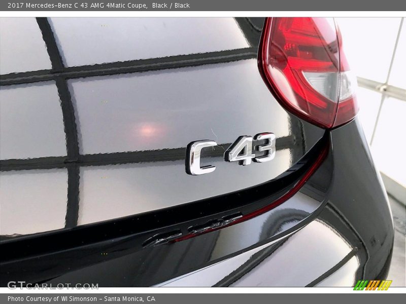 Black / Black 2017 Mercedes-Benz C 43 AMG 4Matic Coupe